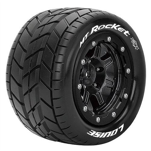 LOUISE RC MT-ROCKET 1/10 SOFT 1/2" OFFSET HEX 17MM BLACK TR